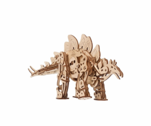 Ugears 3D dřevěné mechanické puzzle Stegosaurus