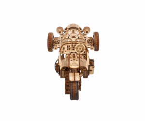 Ugears 3D dřevěné mechanické puzzle Tříkolka UGR-S