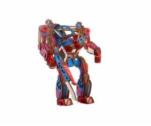 Woodcraft Dřevěné 3D puzzle Powersuit barevný