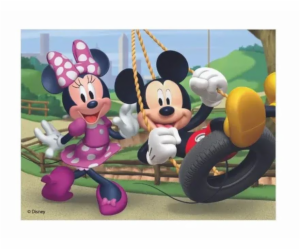 Dino Dřevěné licenční kostky Mickey Mouse – 12 kostek