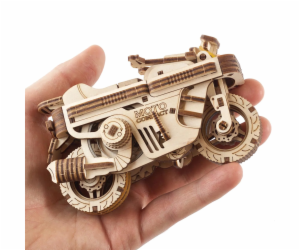 Ugears 3D dřevěné mechanické puzzle Skládací skútr