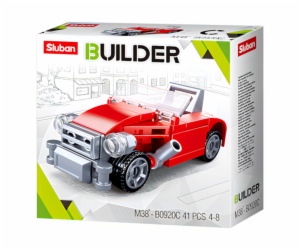 Sluban Builder M38-B0920C Červený kabriolet