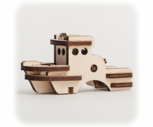 CuteWood Dřevěné 3D puzzle Loď