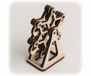 CuteWood Dřevěné 3D puzzle Kolotoč