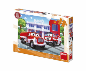 Dino Puzzle Hasiči 24 dílků