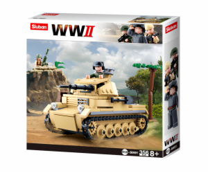 Sluban WWII M38-B0691 Německý tank Panzer II