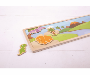 Bigjigs Toys Magnetické puzzle safari