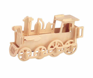 Woodcraft Dřevěné 3D puzzle Lokomotiva malá