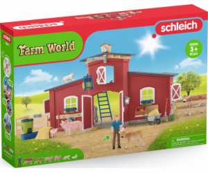 Schleich Farm World Velká farma se zvířaty a doplňky, bud...