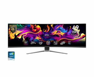 MSI MPG/491CQP-QD/49"/QD-OLED/5120x1440/144Hz/0,03ms/Blac...