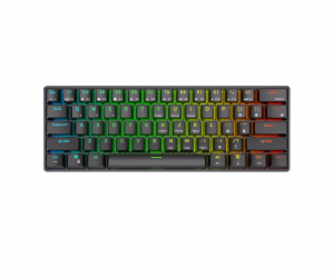 Mechanická klávesnice Royal Kludge RK61 RGB, hnědé spínač...