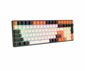 Mechanická klávesnice Royal Kludge RK100 RGB, hnědý spína...