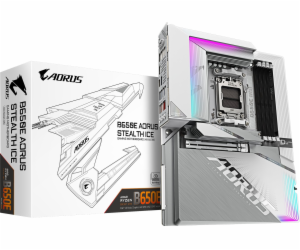 GIGABYTE MB Sc AM5 B650E AORUS STEALTH ICE, AMD B650, 4xD...