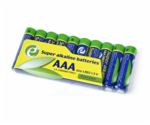 GEMBIRD Super Alkaline AAA Batteries 10pack