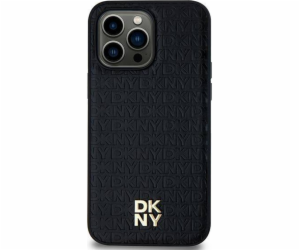 DKNY PU Leather Repeat Pattern Stack Logo Magsafe Zadní K...