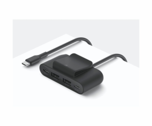 Belkin BOOST Charge 4-Port Split 2xUSB-C/2xUSB-A bl BUZ00...