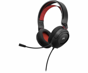 Drátový herní headset Corsair HS35 v2, černo/červený