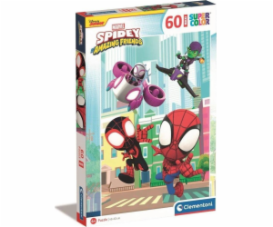 Clementoni - Puzzle Maxi 60 Marvel: Spidey a jeho úžasní ...