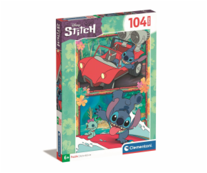 Clementoni - Puzzle 104 super Disney Stitch