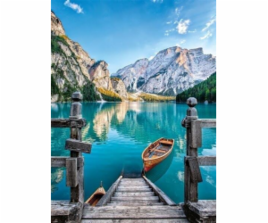 Clementoni - Puzzle 500 Braies lake Compact