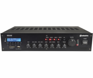 Adastra RM240D, 100V mixážní 4-zónový zesilovač, FM/DAB+,...