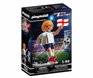 Fotbalista Anglie Playmobil, Sport a akce, 7 dílků, 71126