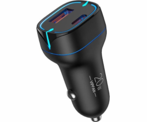 Vipfan nabíječka Vipfan C11 nabíječka do auta, USB + USB-...