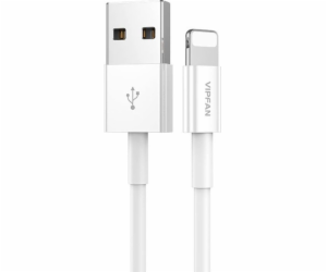 Kabel USB-Lightning VFAN X03, 3A, 1m (bílý)