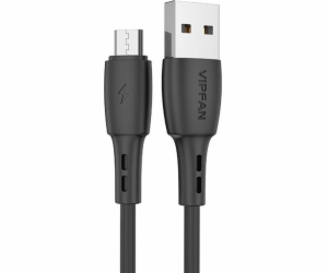 Kabel USB-Micro USB VFAN Racing X05, 3A, 1m (černý)