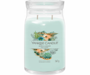 Svíčka ve skleněné dóze Yankee Candle, Aloe a agáve, 567 g