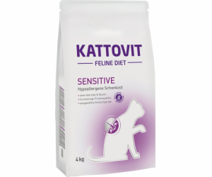 Kattovit Sensitive 4kg suché krmivo pro kočky Adult