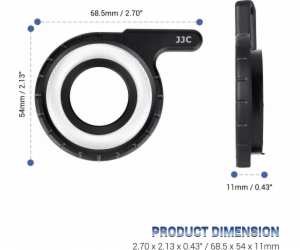 Kruhové světlo JJC Makro prstencové světlo s lampou Blesk...