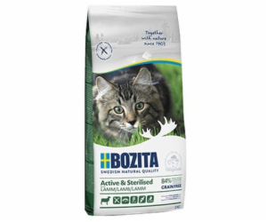 BOZITA Active & Sterilised Grain Free Jehněčí - suché krm...