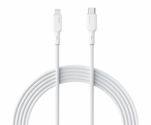 Kabel USB-C na Lightning Aukey CB-SCL1, 27W, 1m (bílý)