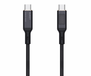 Kabel USB-C na USB-C Aukey CB-MCC101, 100W, 1m (černý)