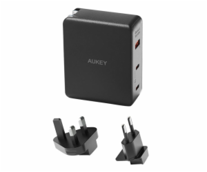 Nástěnná nabíječka Aukey PA-B7O, 1xUSB-A, 2xUSB-C, 140W G...