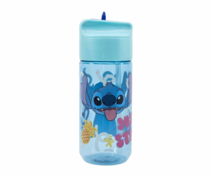 Láhev na vodu s brčkem pro děti STOR 75036 430 ml Stitch ...