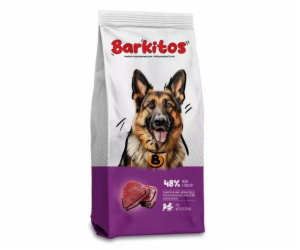 BARKITOS Beef with rice - suché krmivo pro psy - 18kg