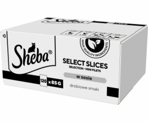 SHEBA Select Slices Poultry flavors - mokré krmivo pro ko...