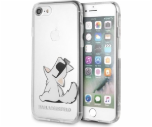 Pouzdro Karl Lagerfeld KLHCI8CFNRC pro iPhone 7/8 průhledné