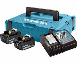 Makita MakPack napájecí sada 18V DC18RC nabíječka + 2x 3,...