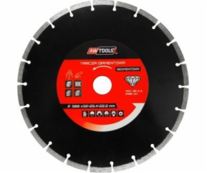 AWTools Segmentovaný diamantový kotouč 300 x 25,4-22,2 mm...