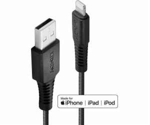 Lindy KABEL USB-A TO LIGHTNING 3M/REINFORCED 31293 USB ka...