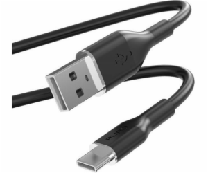 Puro USB-A – USB-C kabel USB 1,5 m černý (PUR675)