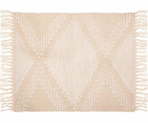 Koberec Atmosphera Beige Cot Sand, bavlna, boho, 60 x 90 cm