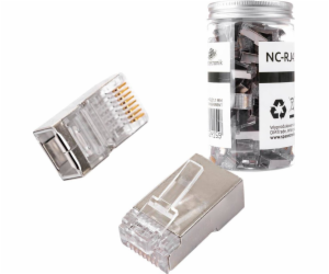 Spacetronik RJ45 zástrčka kat. 6 FTP NC-RJ456FT-11 100ks ...