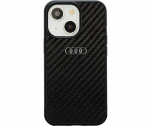 Audi Carbon Fiber iPhone 14 6.1 černo/černý pevný obal AU...