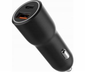 GEMBIRD 2-port USB car fast charger Type-C PD 38W black