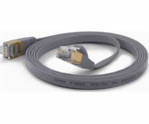 Wantec  flates CAT6A FTP Patch kabel - 1 m - Cat6a - F/UT...