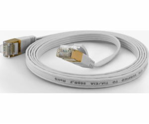 Wantec  Flat CAT6A FTP propojovací kabel - 0,25 m - Cat6a...